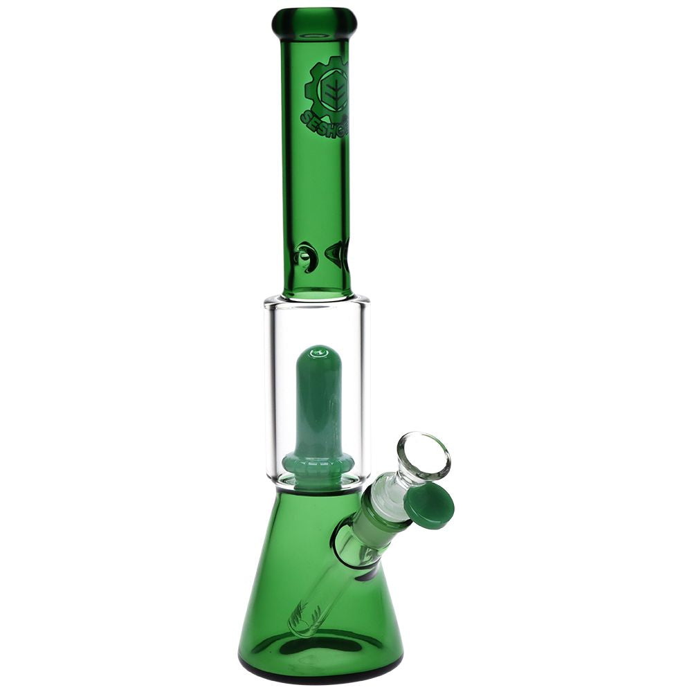SeshGear Double Chamber Glass Beaker Water Pipe - 12"
