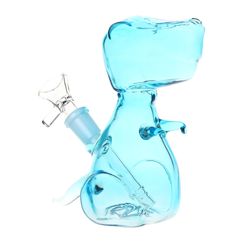 T-Rexxin On Em Glass Water Pipe - 5.75" / 14mm F / Colors Vary
