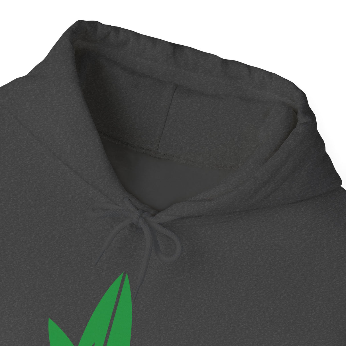 Mindset Heavy Blend™ Hooded Sweatshirt, Green Leaf Logo