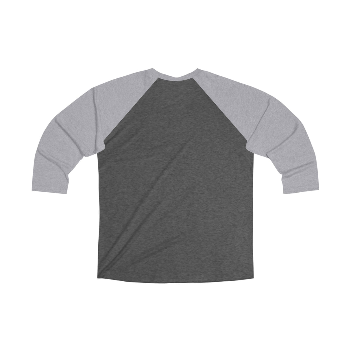Mindset Tri-Blend 3/4 Raglan Tee, Green Leaf Logo
