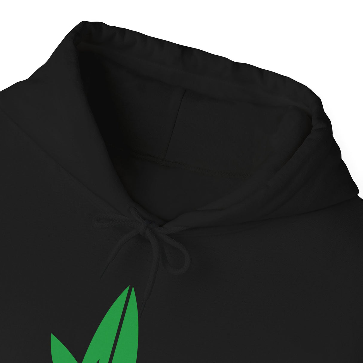 Mindset Heavy Blend™ Hooded Sweatshirt, Green Leaf Logo