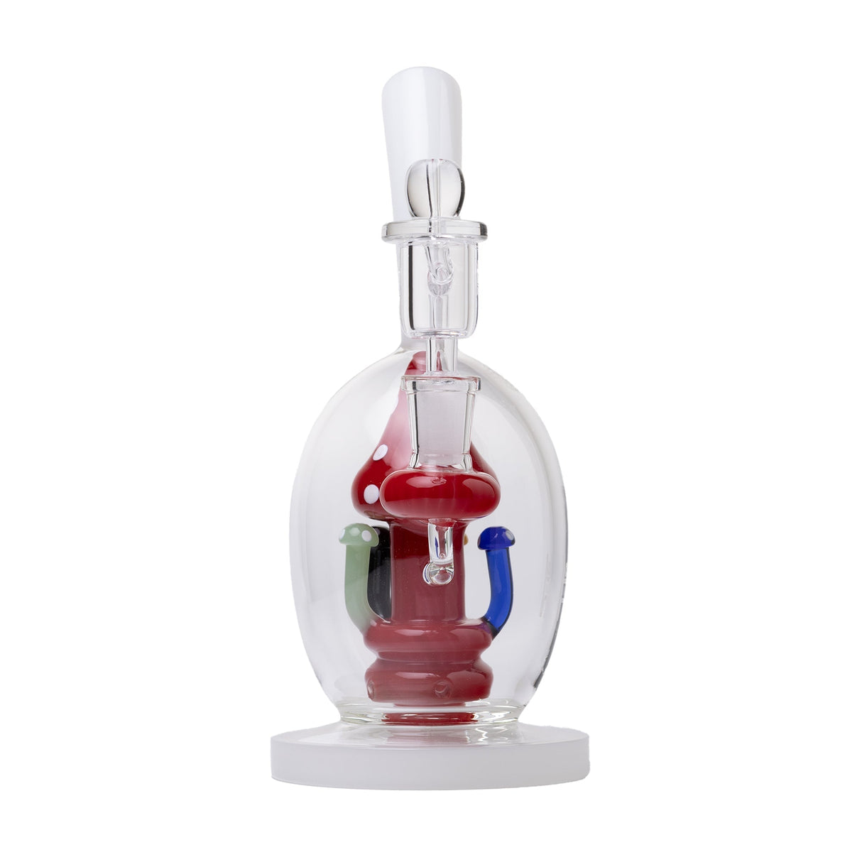 Human Grade Mushroom Globe Glass Rig