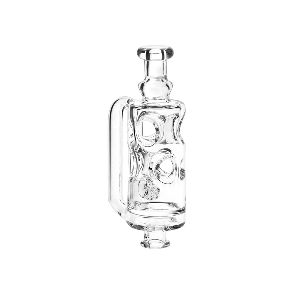 Pulsar Incycler Bubbler Glass Mouthpiece Attachment for Puffco Pivot - 4.3" / Clear