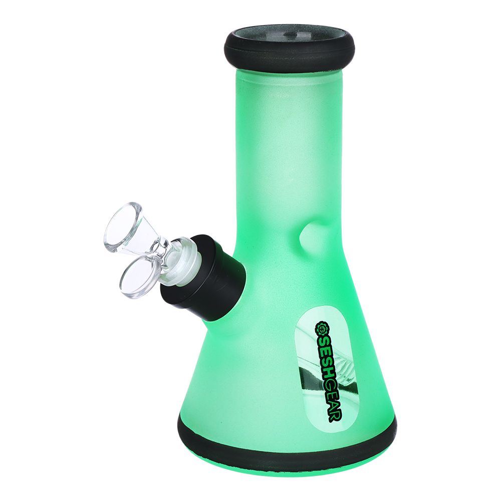 SeshGear Glass Beaker Water Pipe Smokers' Kit | 8" | 14mm F