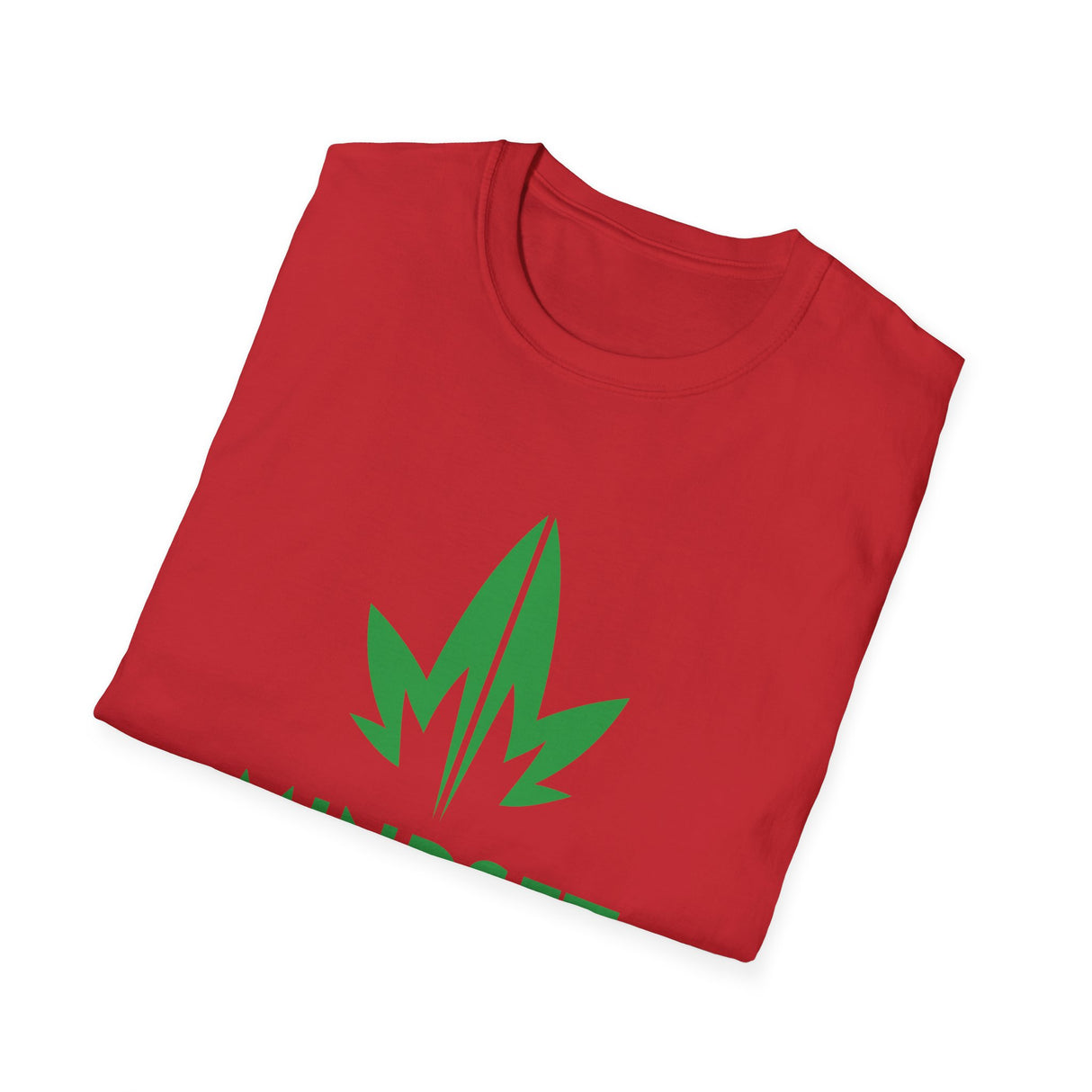 Mindset Soft Style T-Shirt, Green Leaf Logo