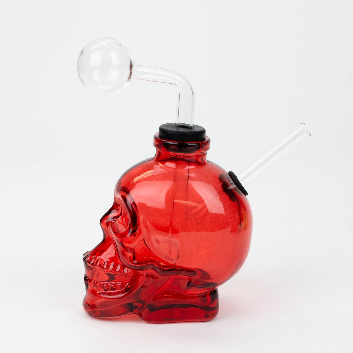 Soft Glass Skull oil bong