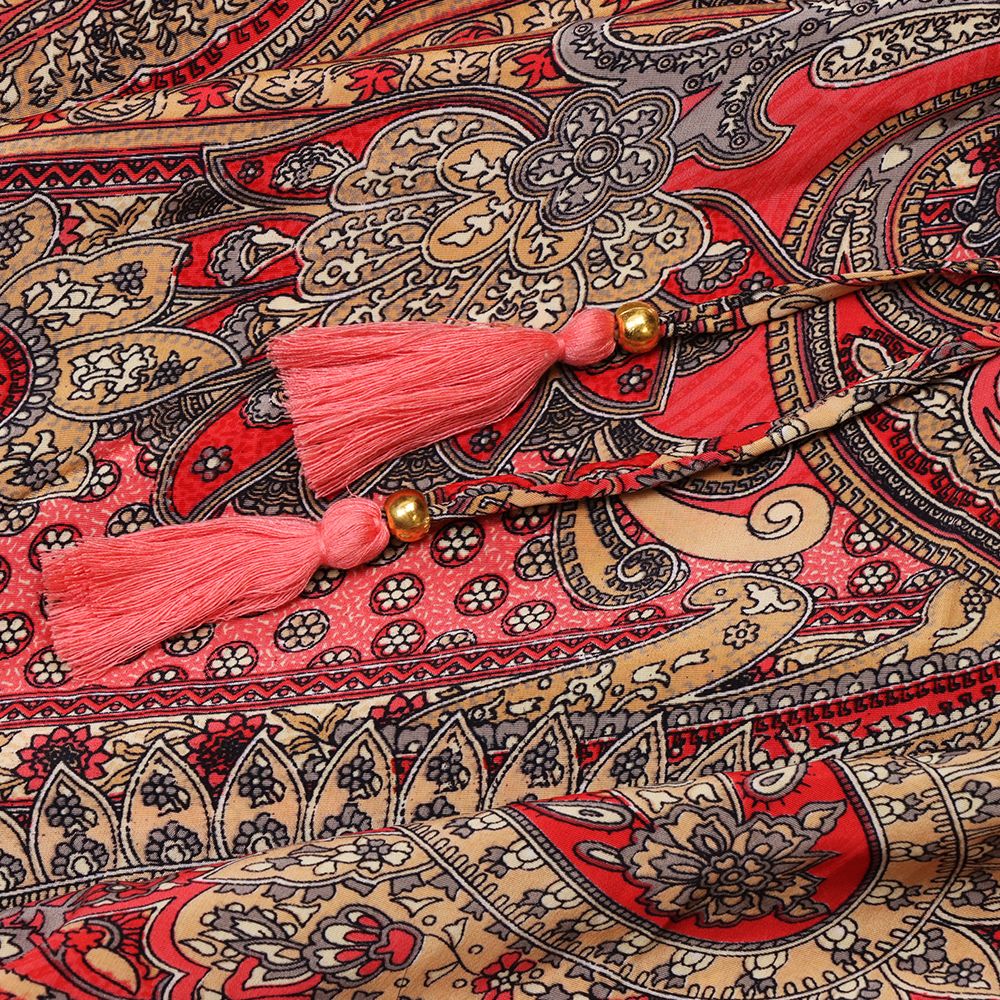 Halter Top Tie Front Silk Full Length Dress