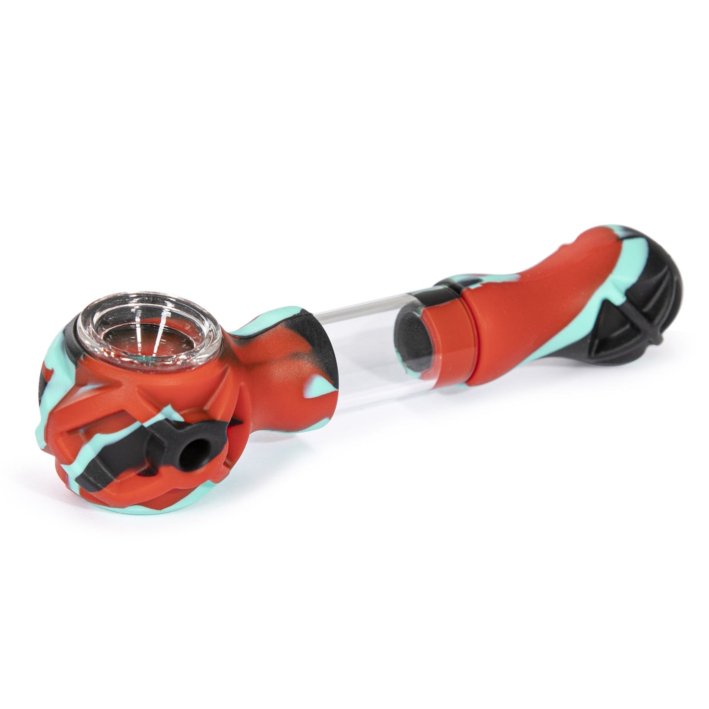 Hybrid Silicone and Glass Spoon with Translucent Chamber by 3 Gates Global