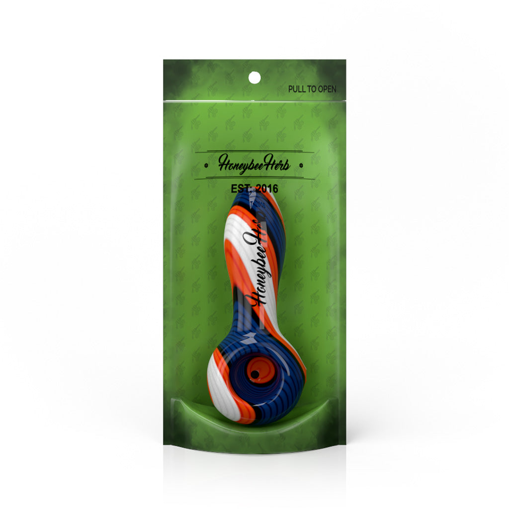 Colorburst Linework Spoon Pipe