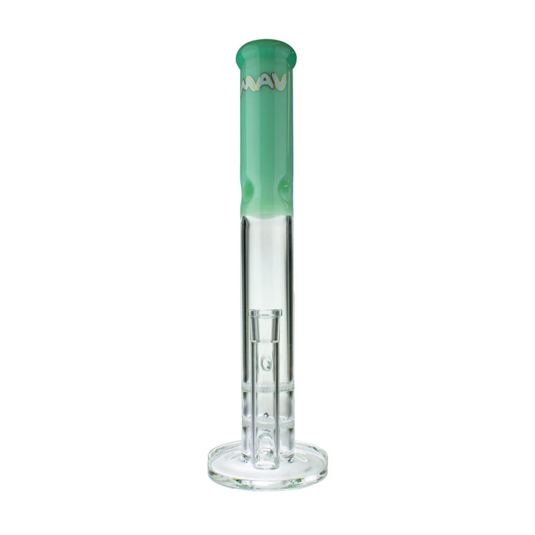 MAV 16" Double Honey Straight Glass Water Pipe