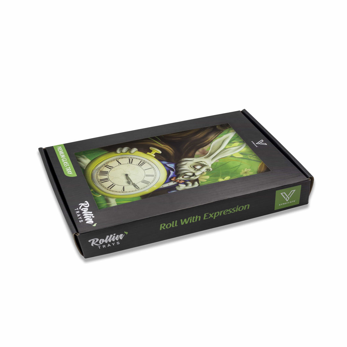 White Rabbit Glass Tray