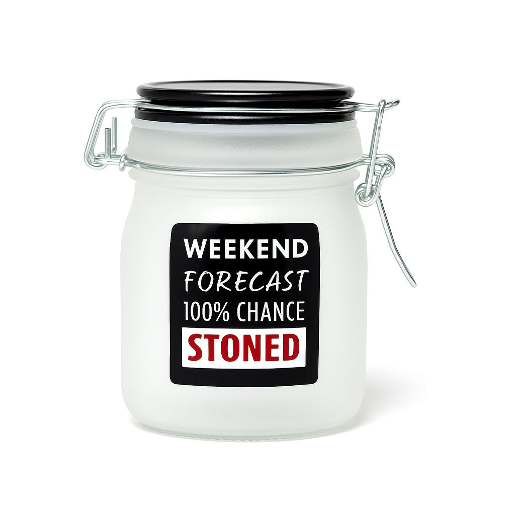 WEEKEND FORECAST STORAGE JAR