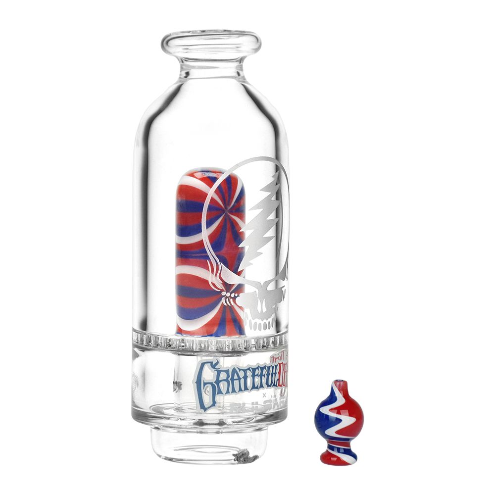 Grateful Dead x blast Stealie Attachment Set for Puffco Peak 6"