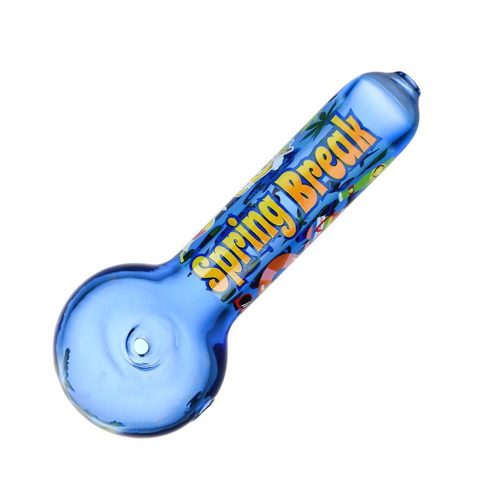 Spring Break 2024 Glass Spoon Pipe - 5"/ 6ct