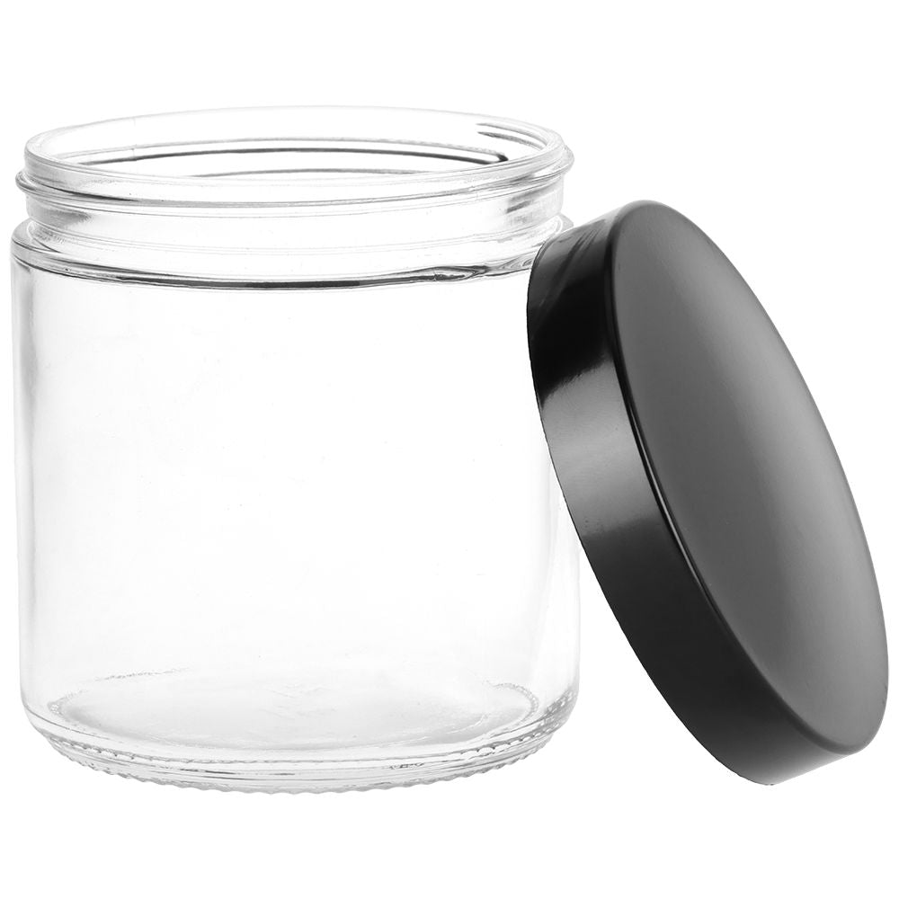 Clear Screw-Top Jar - 3.75" x 3.5"/ X-Large