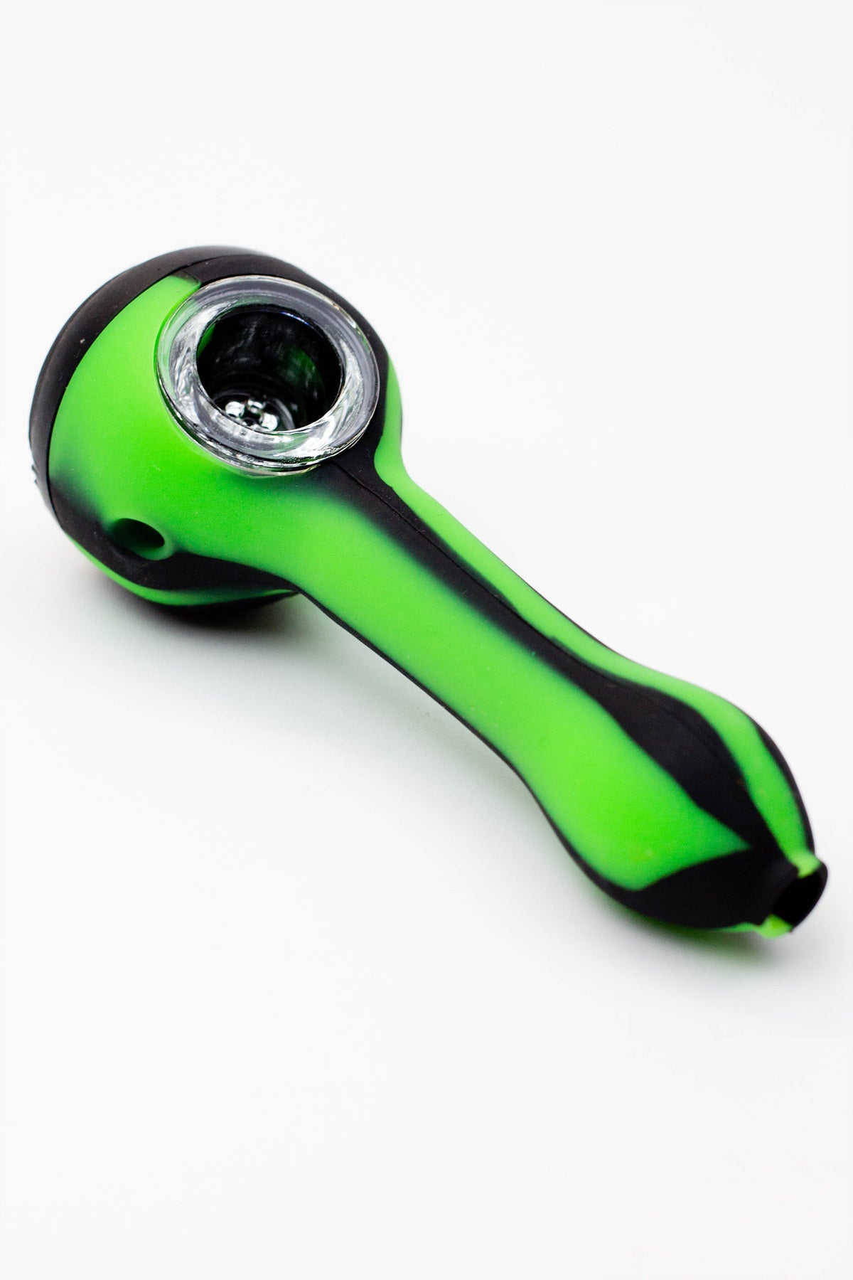 EYE Silicone hand pipe with glass bowl