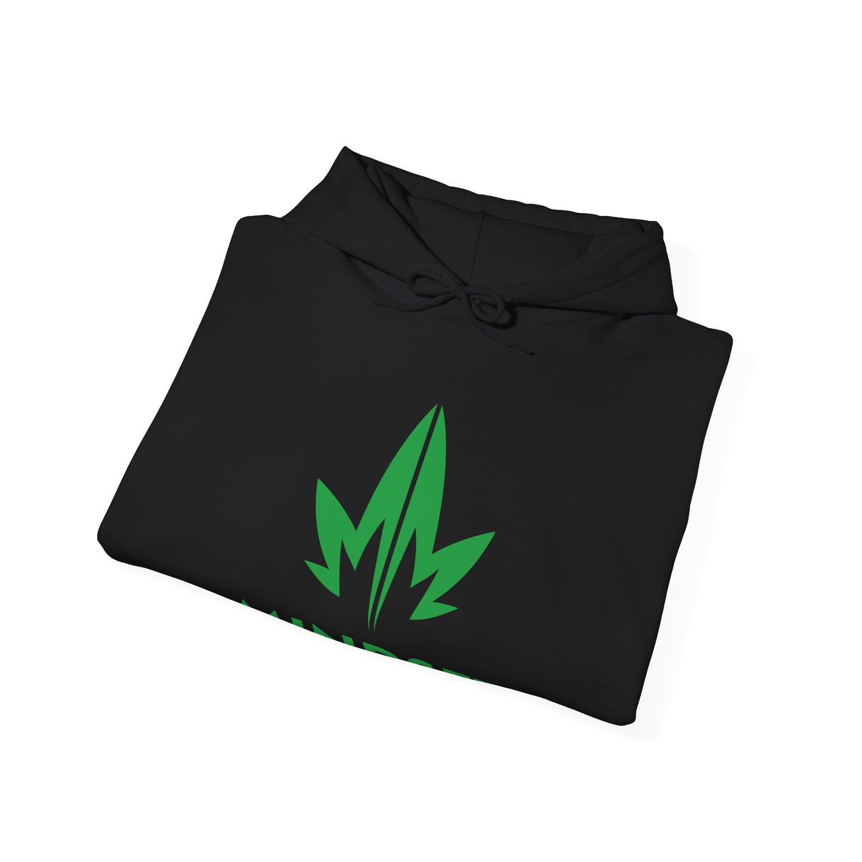 Mindset Heavy Blend™ Hooded Sweatshirt, Green Leaf Logo