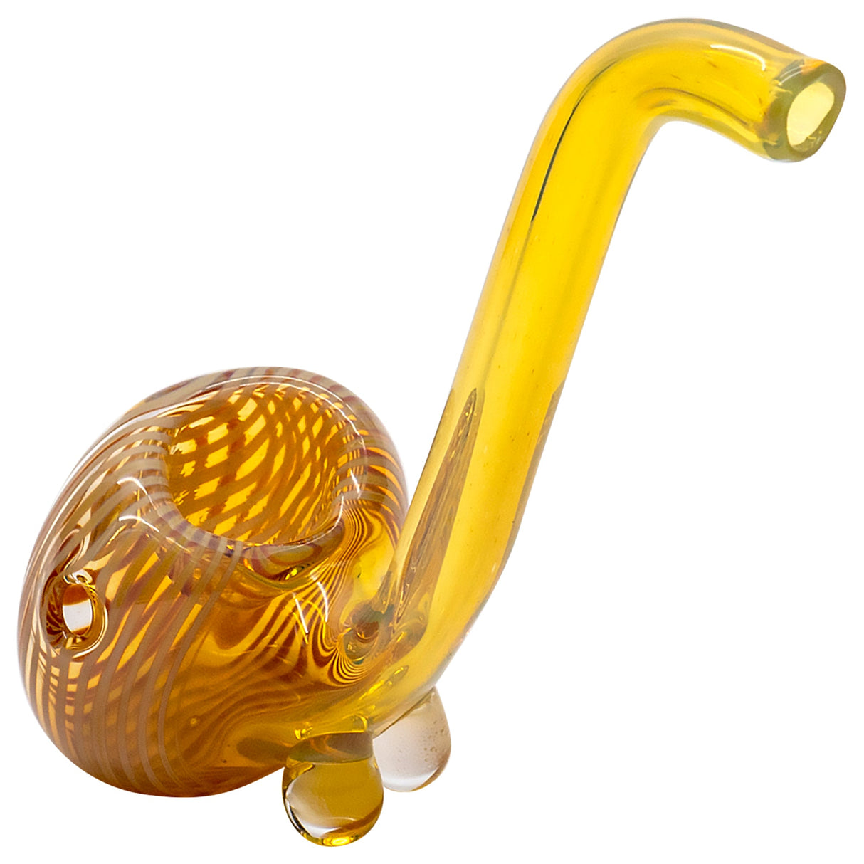 LA Pipes "Flaco" Skinny Glass Sherlock Pipe