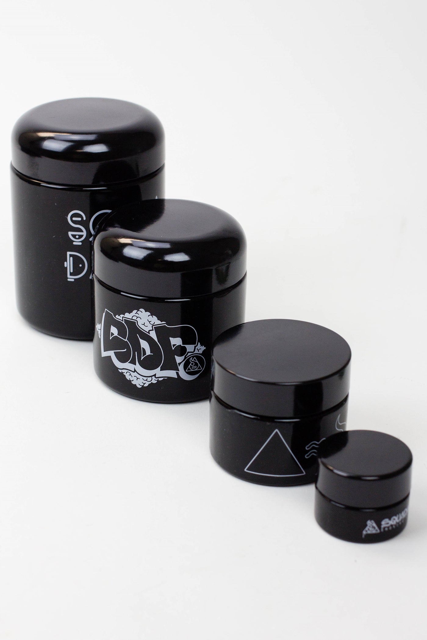 Squadafum Quartz Jar Pot UV Future Logo 250 ml