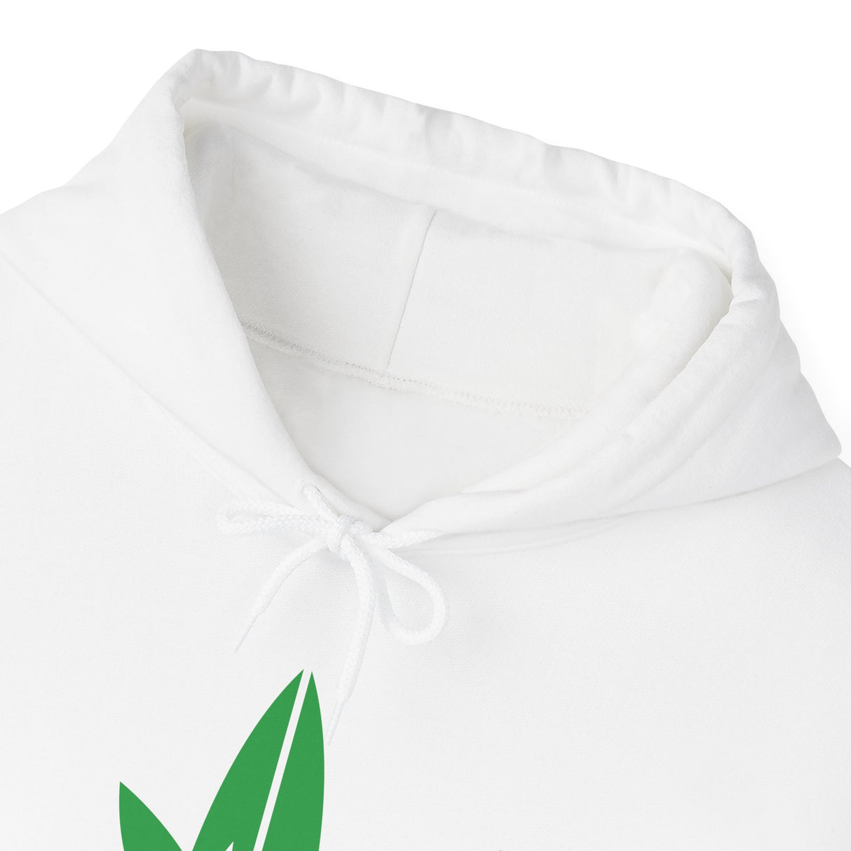 Mindset Heavy Blend™ Hooded Sweatshirt, Green Leaf Logo