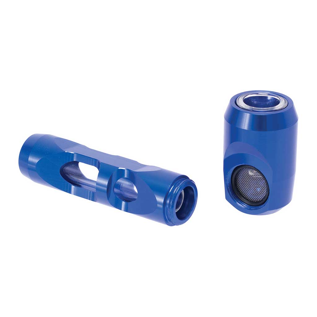 ALUMINUM GLASS SMOKING PIPE