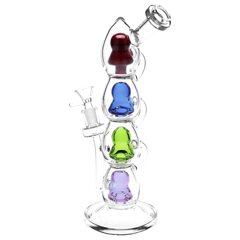 Pulsar Stacks on Stacks Glass Water Pipe - 11.75"