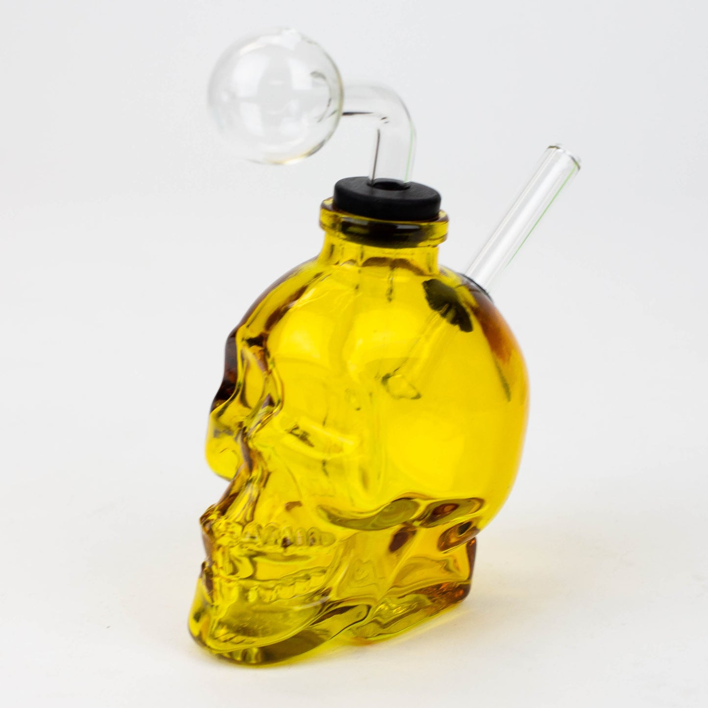 Soft Glass Skull oil bong