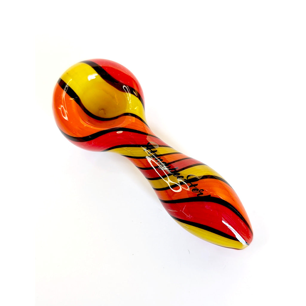 Colorburst Linework Spoon Pipe