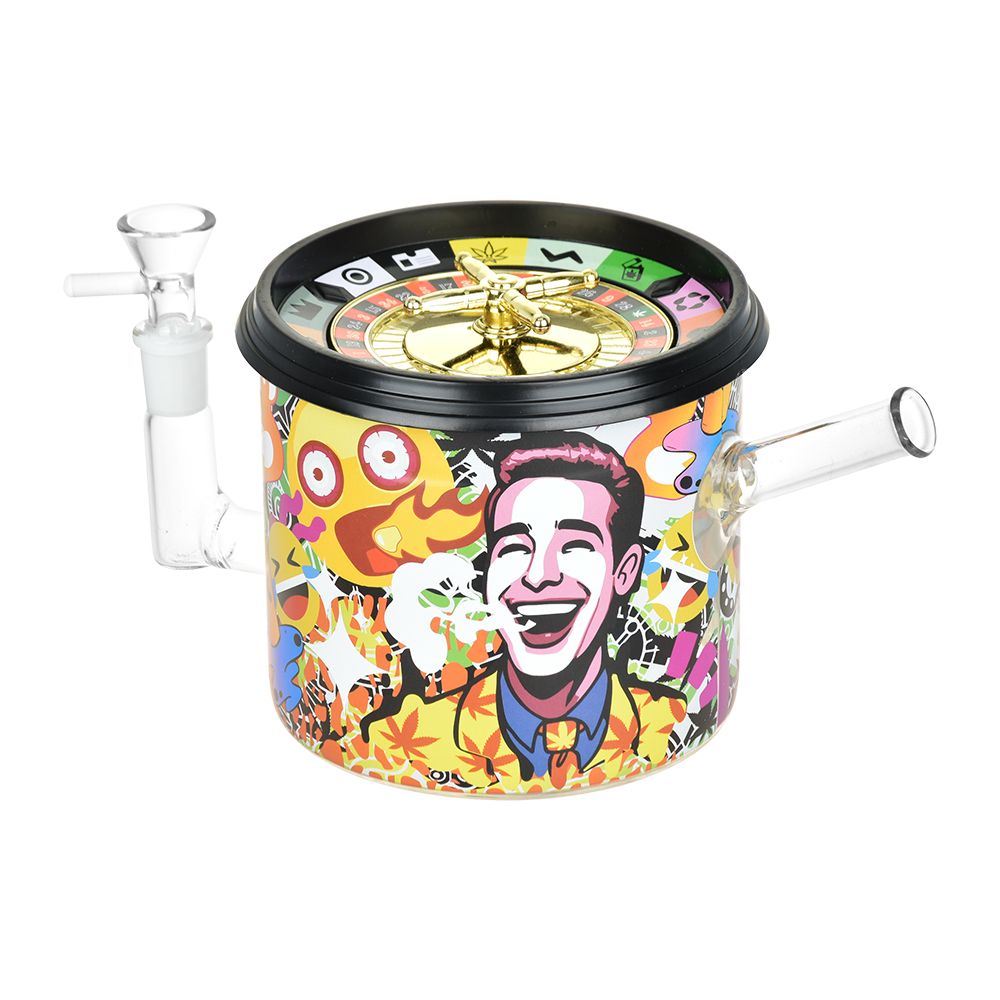 Dabtized Puff'N'Play Roulette Game Dab Rig | 8.75" | 14mm F