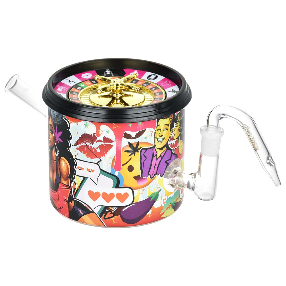 Dabtized Puff'N'Play Roulette Game Dab Rig | 8.75" | 14mm F