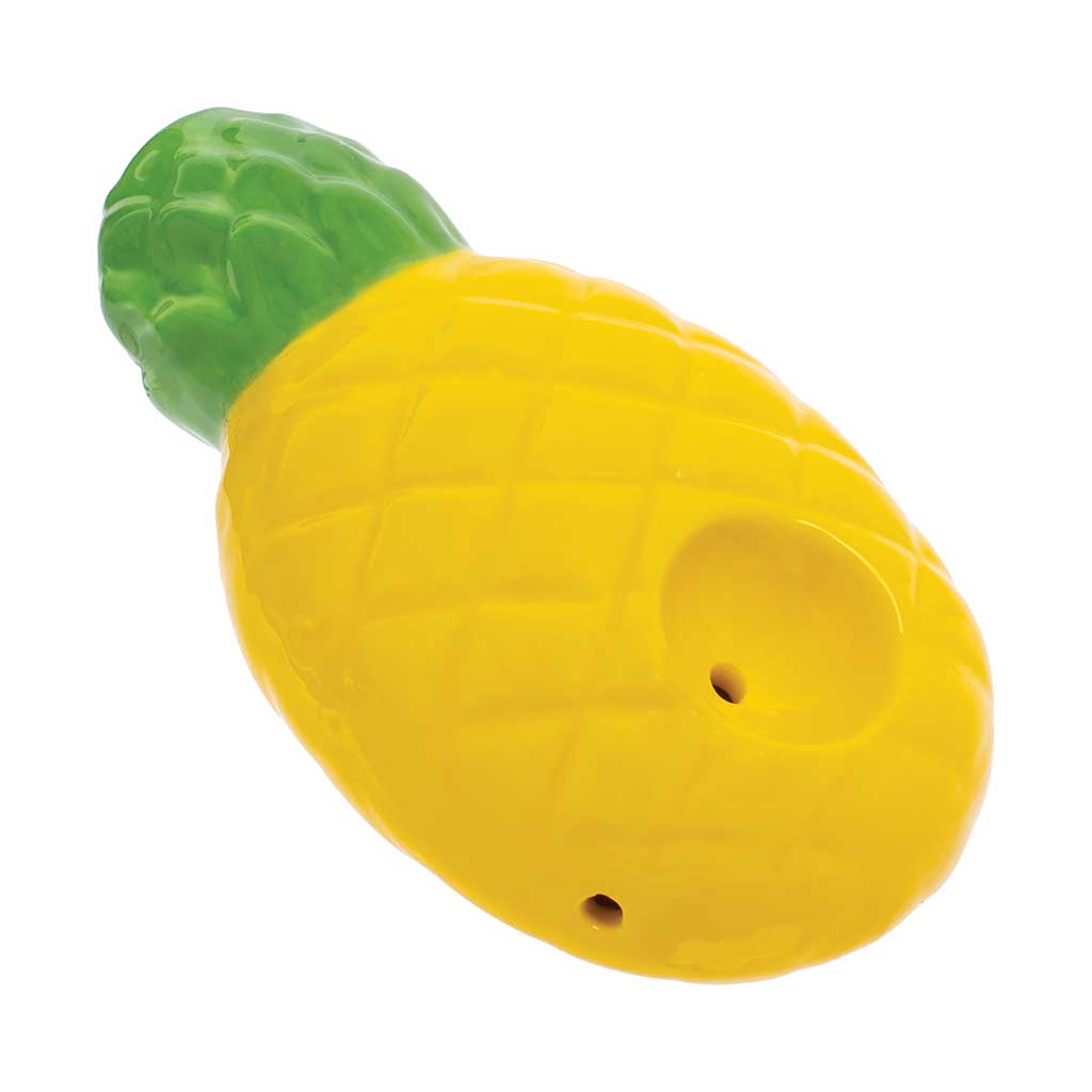 PINEAPPLE CERAMIC PIPE - WACKY BOWLZ