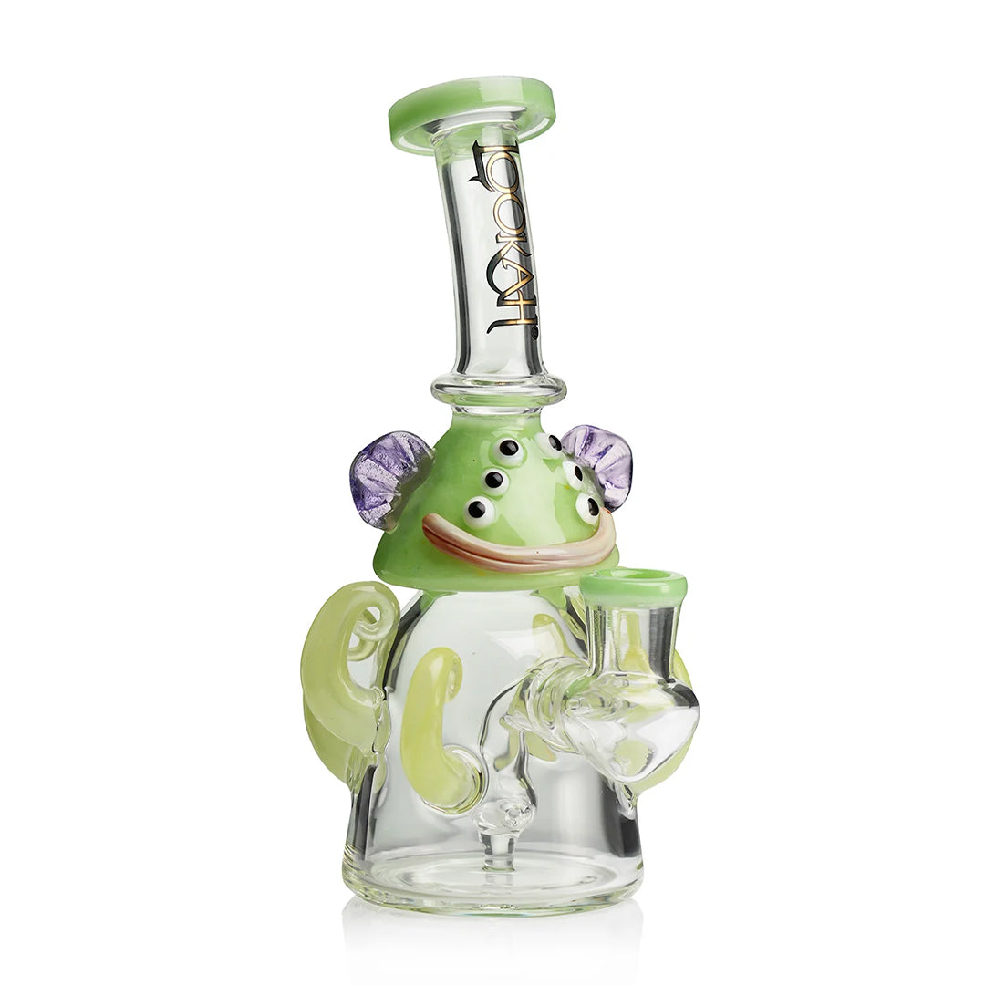 Lookah Glass 10" Mini Cute Six Eyes Clown Water Pipe