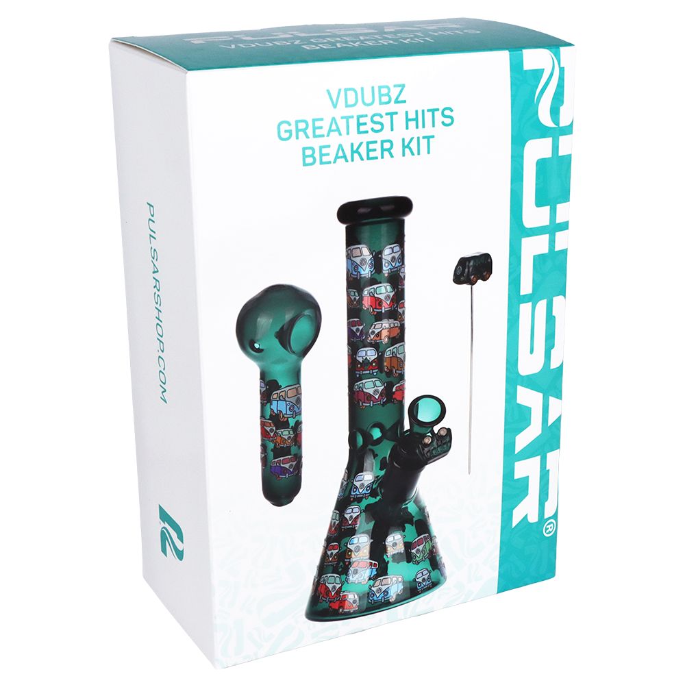 Pulsar Greatest Hits Series Glow Herb Pipe Duo / 10" / 14mm F