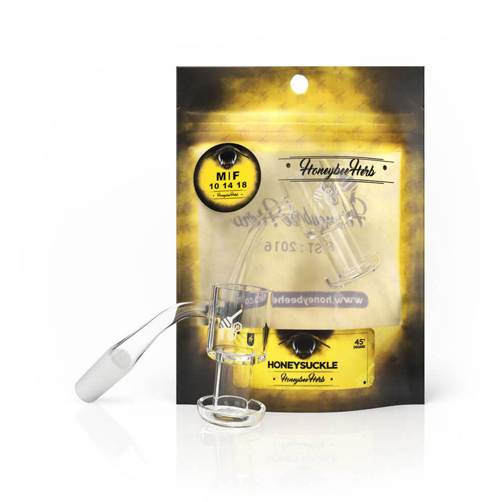 HONEYSUCKLE QUARTZ BANGER - 45° DEGREE | YL