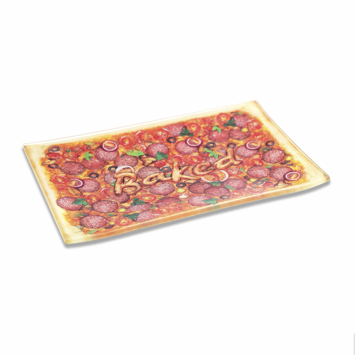 Pizza Glass Tray