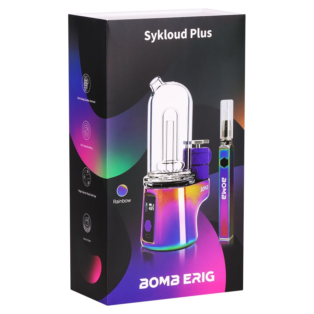 BOMB Sykloud eRig & Hot Knife Bundle - 3500mAh / Rainbow