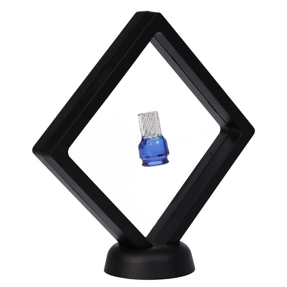 Pulsar Vortex Glass Mouthpiece Attachement for Puffco Pivot w/ Display Stand - Colors Vary