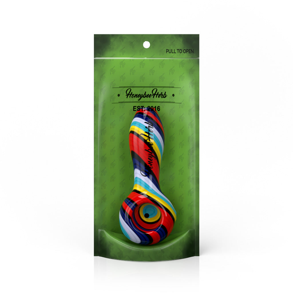 Colorburst Linework Spoon Pipe