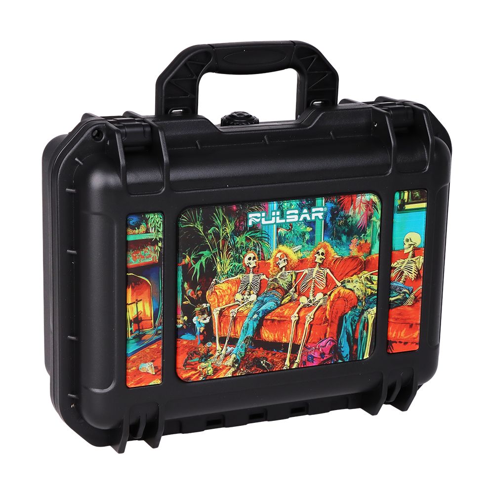 Pulsar Bent Neck Water Pipe Smoker's Hard Case Travel Set | 5.75" | 14mm F