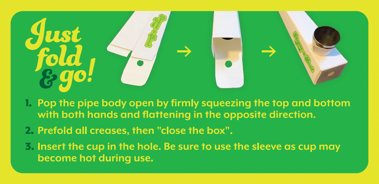 Dispoze-a-Bowl Smoking Pipes - Lightweight, Travel Friendly