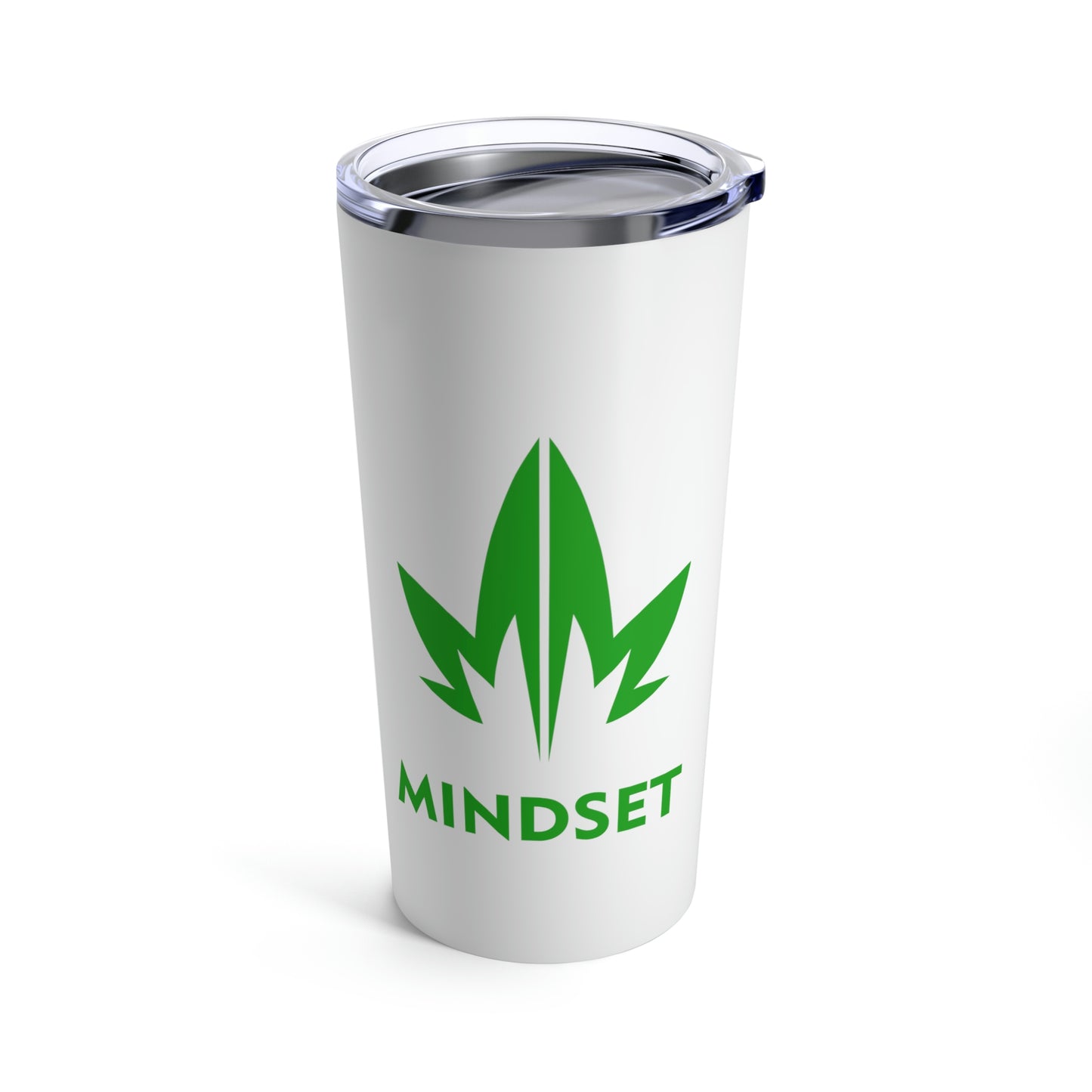 MM Tumbler 20oz, Green Leaf Logo