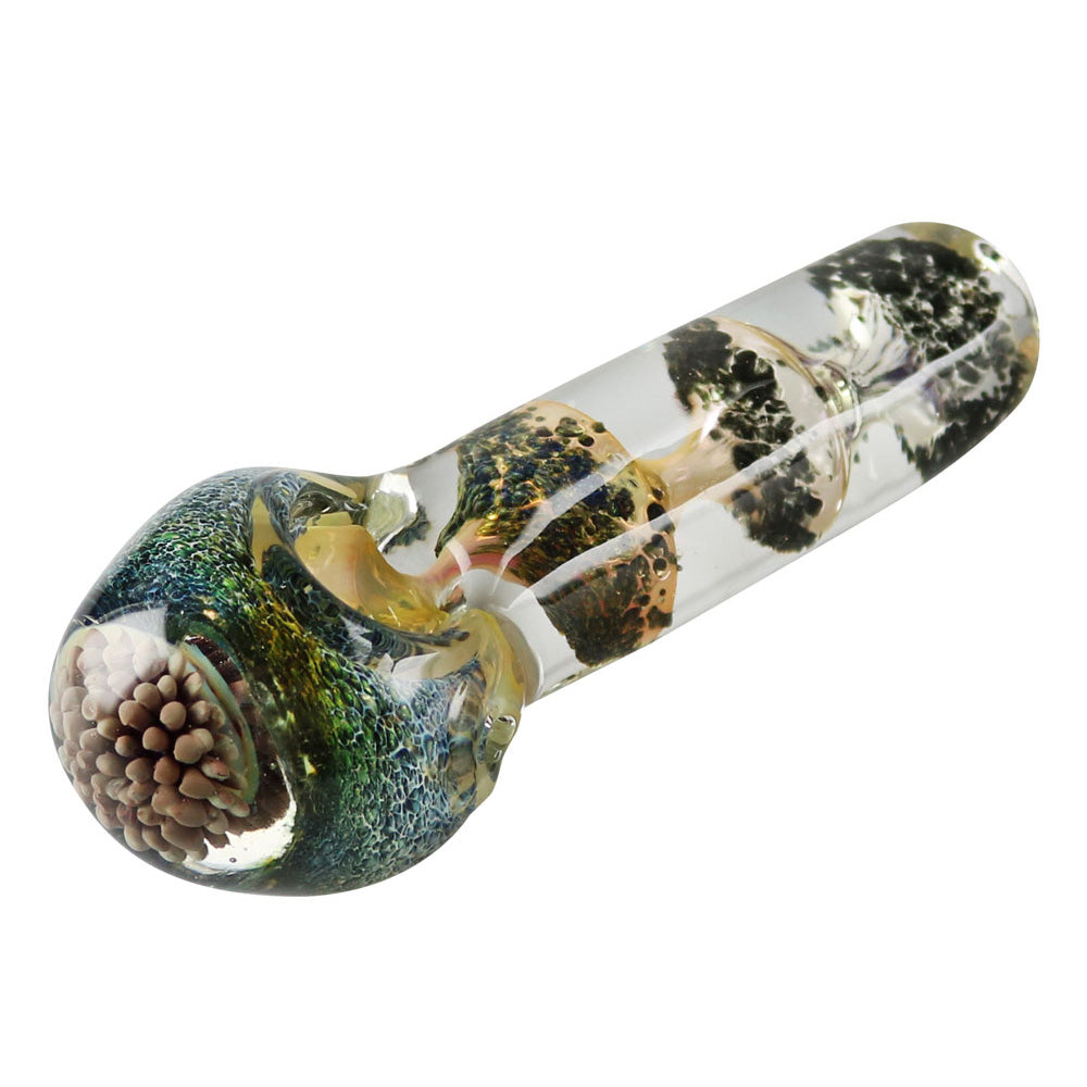 Fritted Glass Spoon Pipe