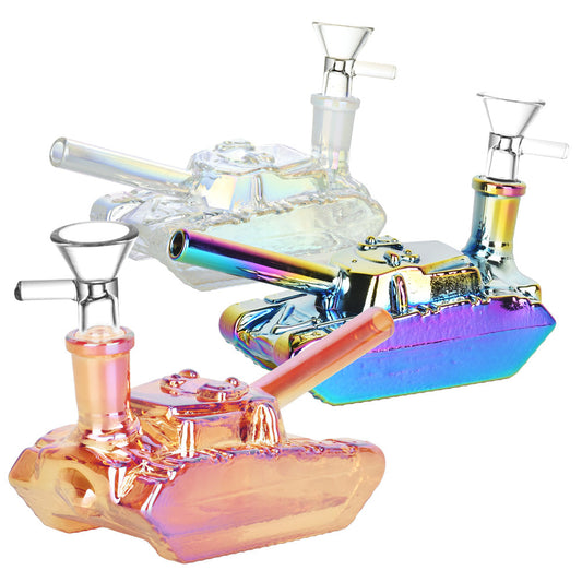Friendly Fire Tank Bubbler - 5.5" / 14mm F / Colors Vary