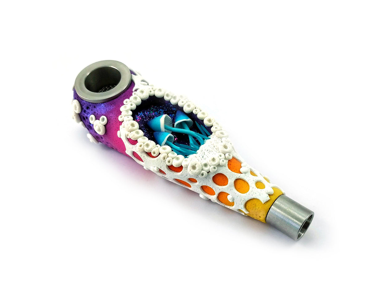 Gadzyl Mushroom Smoking pipe Orange (DHL express shipping included)