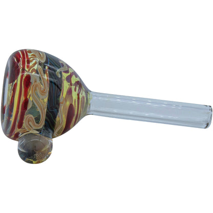 LA Pipes Painted Warrior Pull-Stem Slide Bowl