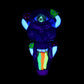 Pulsar Rainbow Puking Skull Spoon Pipe - 5.5"