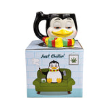 Stoned Penguin Pipe Mug