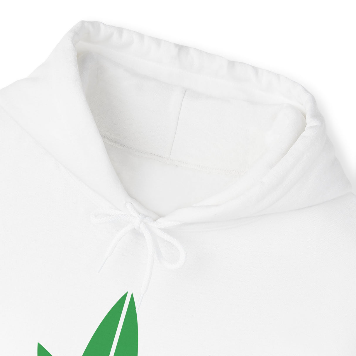 MM Unisex Heavy Blend™ Hooded Sweatshirt, Green Leaf Logo