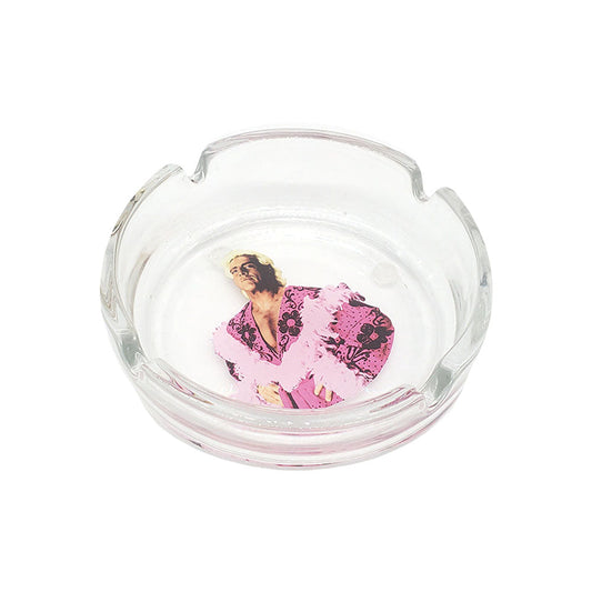 Ric Flair Drip Glass Ashtray | Pink Boa | 4.25"
