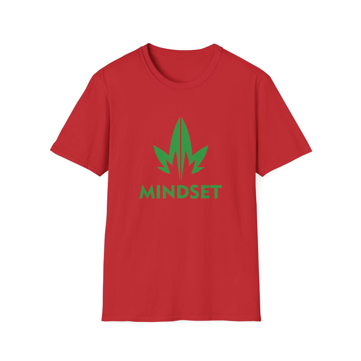 MM Unisex Softstyle T-Shirt, Green Leaf Logo